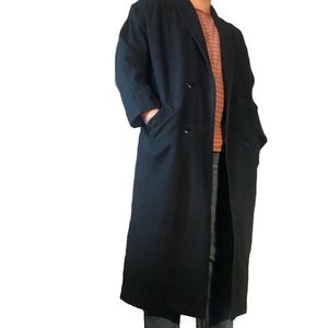 Vintage Patina International Black Men’s Pea Coat
